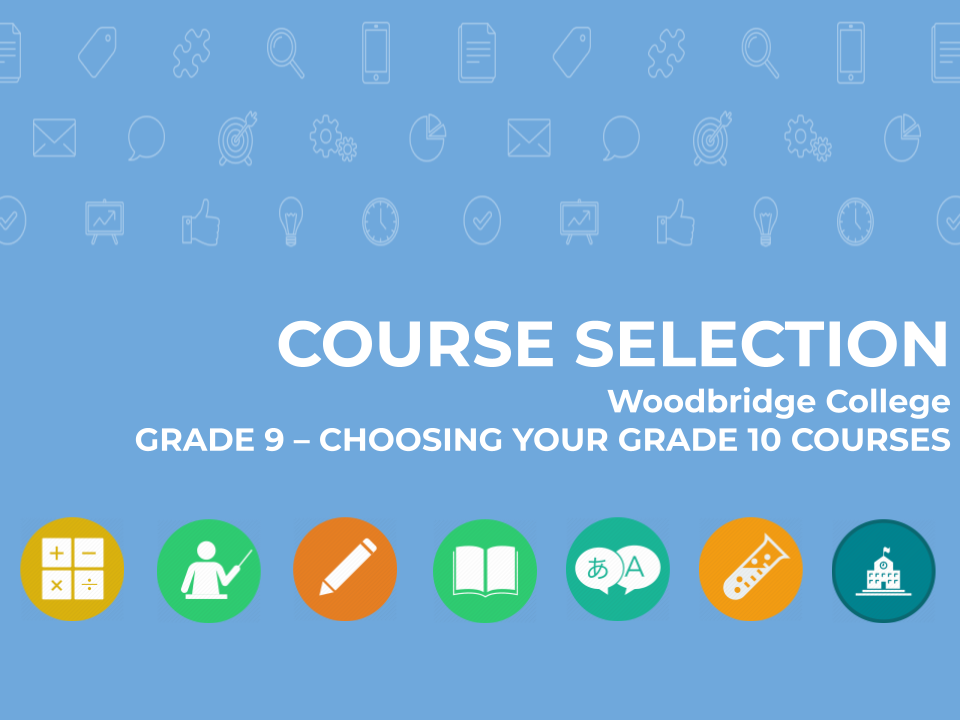 Grade 9 course selection presentation